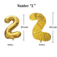 Shuntai 62 Number Balloons 26Th Or 62Nd Happy Birthday Prom Balloons Gold Letters Banner Decorations For Men Women 40 Inch Big G