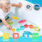 11 PCS Toddler Bath Toys for Kids Ages 1-3 Baby Shower Toys Mold Free Bathtub Toys for 12-18 Months Pool Water Table Sand Toys Stacking Cups & Floating Boats for Kids 2-4 Christmas Stocking Stuffers