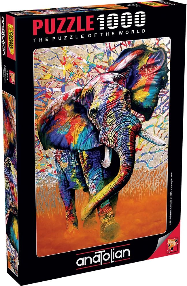 Anatolian Puzzle - African Colours, 1000 Piece Jigsaw Puzzle, #1054
