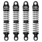 OGRC 59mm Shocks Absorber Oil Threaded Damper Threaded Shock Absorber for TRX4M 1/18 RC Crawler Upgrade Parts (Black Silver)