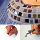 Mini Ceramic Tiles (0.19Inch Or 5Mm) 250 Pieces, Pale Purple, Wb02
