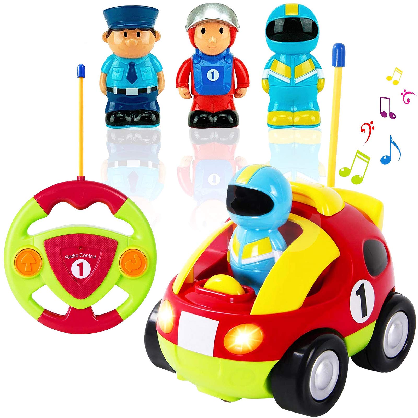 Cartoon Rc Racing Liberty Imports Cartoon RC Remote Control Race Car for Toddlers 1-3 Ye ...
