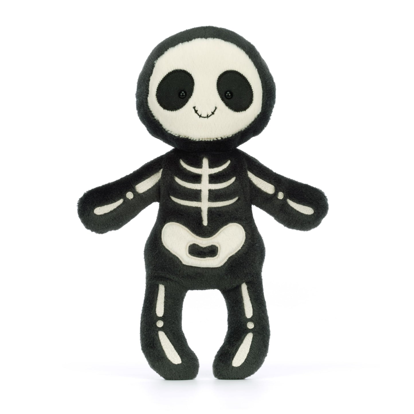 Jellycat Skeleton Bob Stuffed Toy  13 inches - Spooky Halloween Plush - Classic Children's Gift