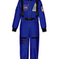 Costumerry Astronaut Costume For Kids Nasa Space Pilot Toddler Boys Birthday Halloween Costumes (Blue, 10-12 Years)