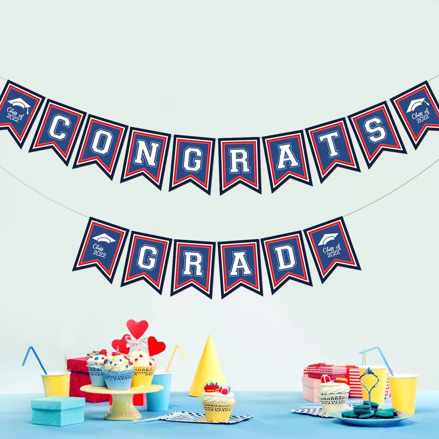 Large Congrats Grad Banner Graduation Banner 2024 Congrats Banner For High School Graduation Party Decorations 2024 Graduation Banners For Party Decorations