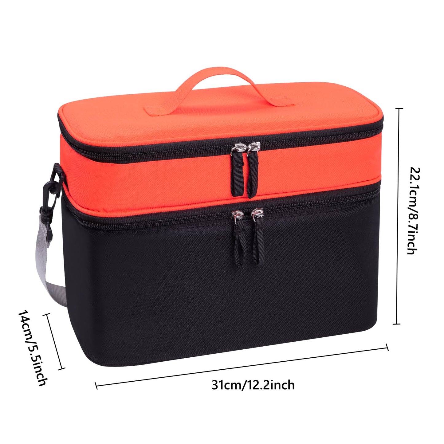 Bevegekos Carrying Case Bag for Toniebox Starter Set, Tonies Figures, Charging Station & Headphones (Grey, Medium), YXB011M-GR