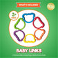 Kids Korner Baby Rings Toy Links Educational Toys - Link Toys, Teething Toys, Infant Toys, Baby Accessories, Stroller Toys, Car