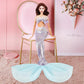Mlcnles Mermaid Doll Dress For 11.5 Inch Dolls Clothes Include 6 Sets Mermaid Bikini Swimsuit 6 Mermaid Tail 6 Handbags 6 Crown 10 Shoes, 11.5‘’ Costume For Girls Doll Present Christmas
