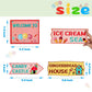 Gejoy 20 Pieces Candyland Party Decorations Candyland Trunk or Treat Car Decorations Kit Candy land Backdrop Signs for Halloween