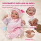 Babeside Reborn Baby Dolls With Heartbeat, Coos & Breathing - Leen, 20-Inch Sweet Smile Realistic-Newborn Baby Dolls Soft Body B