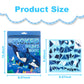 Ocean Sticker Book Crafts For Kids Ages 4-8 Sticker Paint Number Books, Stickers For Kids Girls Boys Birthday Easter Day Party Favor Gift Car Road Plane Travel Learning Educational Toy(Ocean)