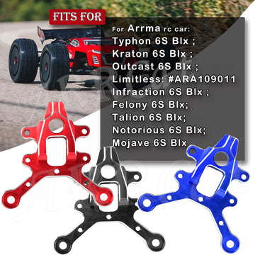 Front Center Brace Mount Upgrades Part for 1/8 Arrma Kraton 6S BLX,Notorious 6S BLX,Outcast 6S BLX,Mojave 6S BLX,Talion 6S BLX,I