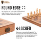 Chess Set Magnetic - enhanced Wooden Board Game with a Portable Wood Case and SeStorage for Pieces  Set for Kids and mature-themeds (Beech Wood) - Chess protective coveringy