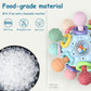 Baby Teething Toys - Infant Sensory Chew Rattles Toys - Newborn Montessori Learning Developmental Toy - Teethers For Babies 0 3