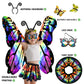Jackcell Butterfly Wings Costumes for Girls - Double Sided Butterfly Cape Halloween Costume with Fairy Skirt for kids, Fairy Win