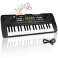 Heepuew Kids Piano Keyboard, 37 Keys Portable Music Keyboard Electric Piano Toys For Children, Educational Instruments Toddler K