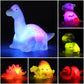 MAPIXO Light-Up Floating Dinosaur Bath Toys Set, Multicolored, Small, Rubber, Ideal for Baby Toddler Birthday and Holiday Gifts