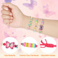 LiYiQ 122 Pcs Butterfly Party Favors included Straw Slap Bracelets Make Your Own Butterfly Stickers and Gifts Bags for Butterfly