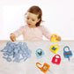 Dinhon ABC Learning Lock Educational Letter Combination-with 26 Locks, 26 Keys Montessori Preschool Alphabet Learning Game Early