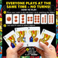 Quokka Basketball Fast-Paced Card Game For Kids & Adults - 128 Cards & Easy Rules - Quick & Fun Matching Game - 2-8 Players - Ag