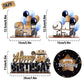 Lingteer Happy 24Th Birthday Gold Acrylic Table Topper Centerpieces Set - Cheers To 24 Years Old Birthday 24Th Bday Party Gift Decorations.