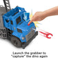Fisher-Price Imaginext Jurassic World Dino Hauler Vehicle with T. rex, 5-Piece Playset, Multicolor, Ages 3+ Years, Model GVV50