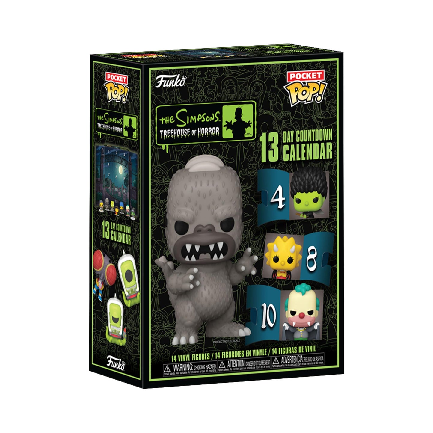 Funko Pop! Advent Calendar - The Simpsons Collectible Vinyl Figures - 13 Days of Surprises - Multicolor - Gift Idea for Kids