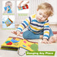 Richgv Baby Books Toys 6-12 Months, My First Story Book Busy Book 6-12-18 Months, Baby Montessori Toys Travel Toy, 10 Pages Pres