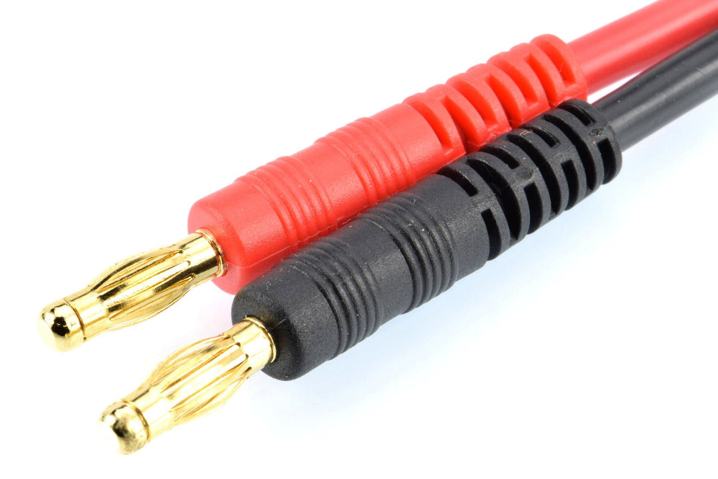 Apex RC Products T-Plug Deans Style Connector Plug -> 4mm Banana Plugs Battery Charge Lead Adapter Cable - 2 PACK 1400