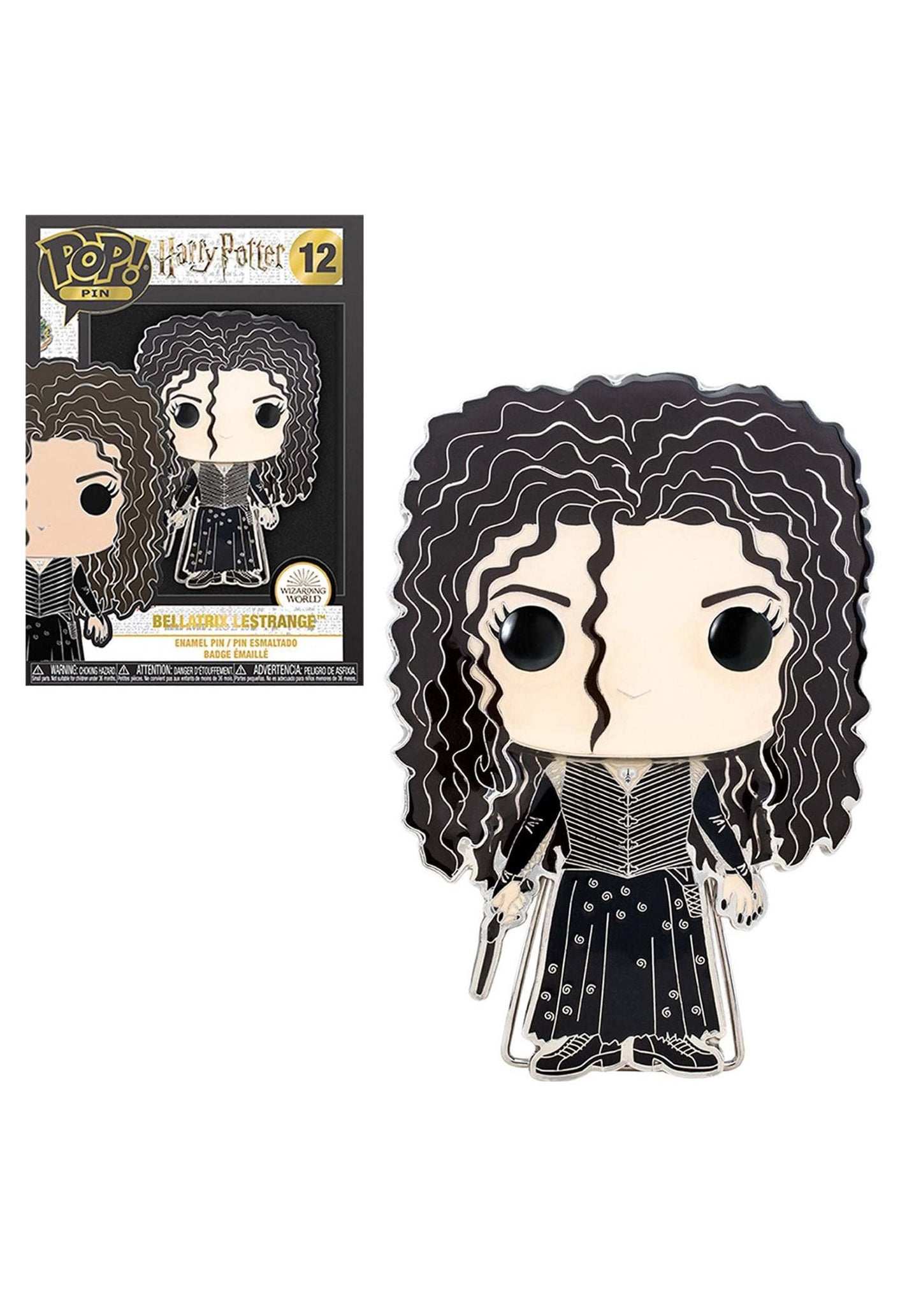 Harry Potter 3 Inch Funko Pop Pin | Bellatrix Lestrange