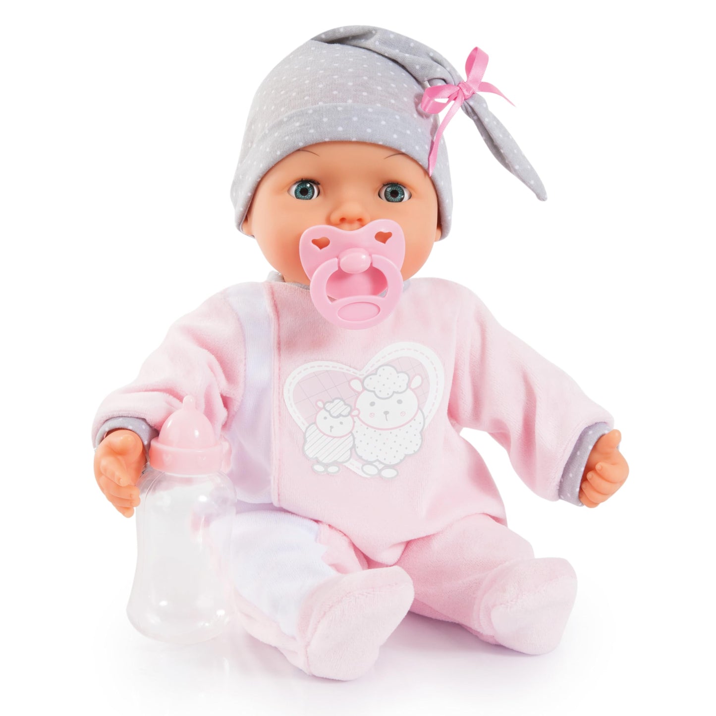 Bayer Design My Piccolina 15 Interactive Baby Doll, Pink, 38cm