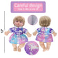 Girl Doll Clothes And Accessories 6 Sets Doll Clothes For 12 Inch Dolls Alive-Baby Doll Clothes Dress Pajamas Lovely Baby Doll Outfits Accessories For Christmas Birthday For Little Girl