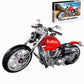 Brighterbee Motorbike Toy Building Kit,Build A Motorcycle Building Blocks Set Model,Featuring Gearbox And Suspension613Pieces