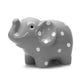 Child To Cherish Ceramic Polka Dot Elephant Piggy Bank, Grey