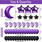 Naninuneno 29Th Birthday Decorations Set For Girl Women Boy Men, Purple Black 29 Happy Birthday Balloons Supplies With Purple Nu