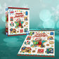 Super Mario Happy Holidays 1000 Piece Jigsaw Puzzle | Collectible Holiday Puzzle Featuring Mario, Princess Peach, Bowser, Yoshi,