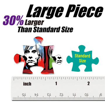 Antelope - 500 Piece Large Format Jigsaw Puzzle For Adults, Andy Warhol Jigsaw Puzzles 500 Pieces, Large Pieces, No Dust Puzzles