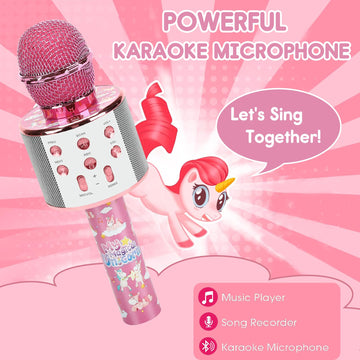 Niskite Toddler Girl Toys Microphone: 2 3 4 Year Old Girl Birthday Gift Ideas