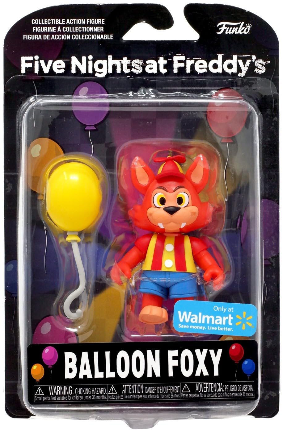Funko Action Figure: Five Nights At Freddy'S (Fnaf) Sb - Balloon Foxy - Collectable Toy - Gift Idea - Official Merchandise - For