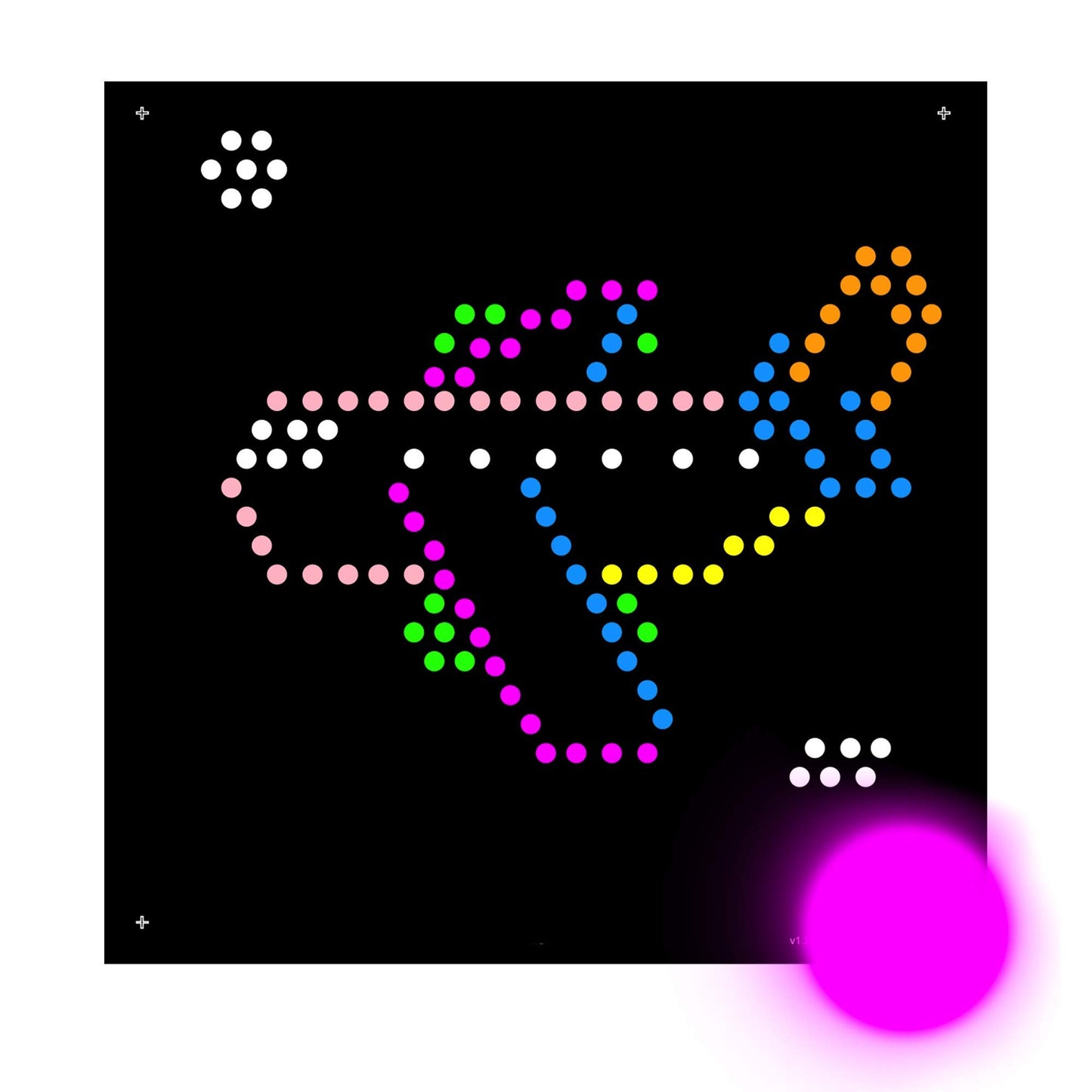 Illumipeg Things That Go Refill Templates For Lite Brite Cube, Flat-Screen, And Four Share (10 Sheets, 7X7)