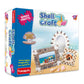 Funskool Handycrafts Shell Craft, Create Gifts, Personallised Frames, Toys For Kids, Art And Craft Kit, Diy Kit For Kids, Ages 5
