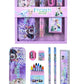 Prime Deals Frozen Stationary Kit For Girls Pencil Pen Book Eraser Sharpener - Birthday Gift, Kid, Multicolor