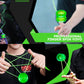 Magicyoyo Dual Purpose Yoyos - N11 Professional Unresponsive Yoyo And K2 Responsive Yoyo, Blue Splash Alloy Yoyo & Glow Green Plastic Yoyo With 2 Bags,12 Yoyo Strings, Responsive Bearings Kit