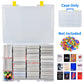 Xuerdon Trading Card Storage Box  2300+ Playing Card Case Holder Organizer Compatible with PM TCG/for Yugioh/for CAH/for Phase 10/ for Topps Football Baseball Sports Cards (Case Only) - White