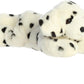 Aurora® Adorable Flopsie™ Domino™ Stuffed Animal - Playful Ease - Timeless Companions - White 12 Inches