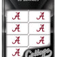 Masterpieces Game Day - Ncaa Alabama Crimson Tide - 28 Piece Team Logo Double Six Domino Set