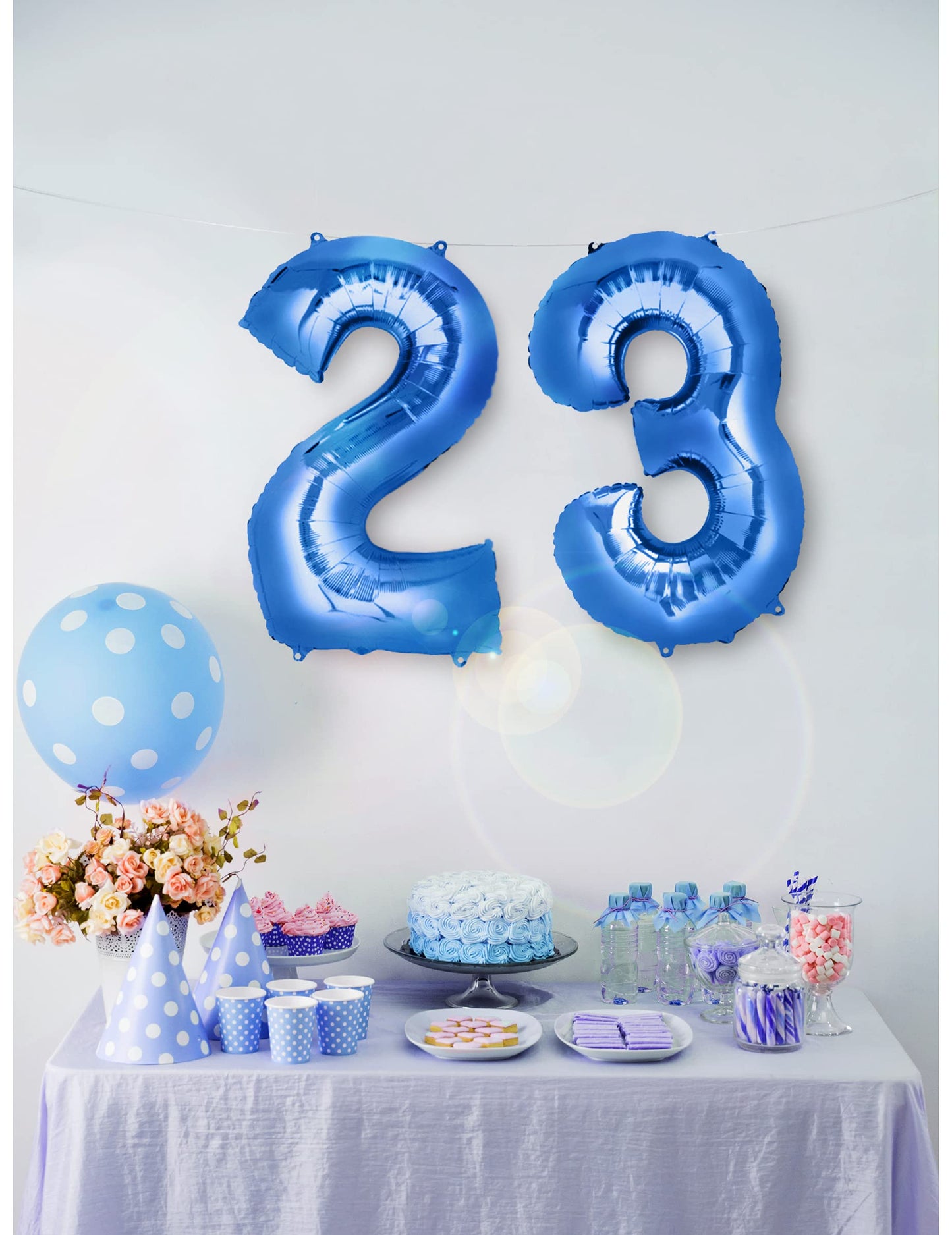 Anagram Balloons 2827901 Foil Balloon, 34, Blue