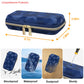 Elonbo Carrying Case for TEBIYOU/ Great Boy/ Beico Handheld Game Console Retro Video Games  Portable Gaming Player Travel Storage Cover  Mini Arcade Electronic Toy Holder Bag  Blue+Blue