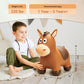 Vangebow Bouncy Horse For Toddlers 1-3, Inflatable Ride On Bouncy Animal Hopper Toys For 1 2 3 4 5 Year Old Girl Boy Kids First