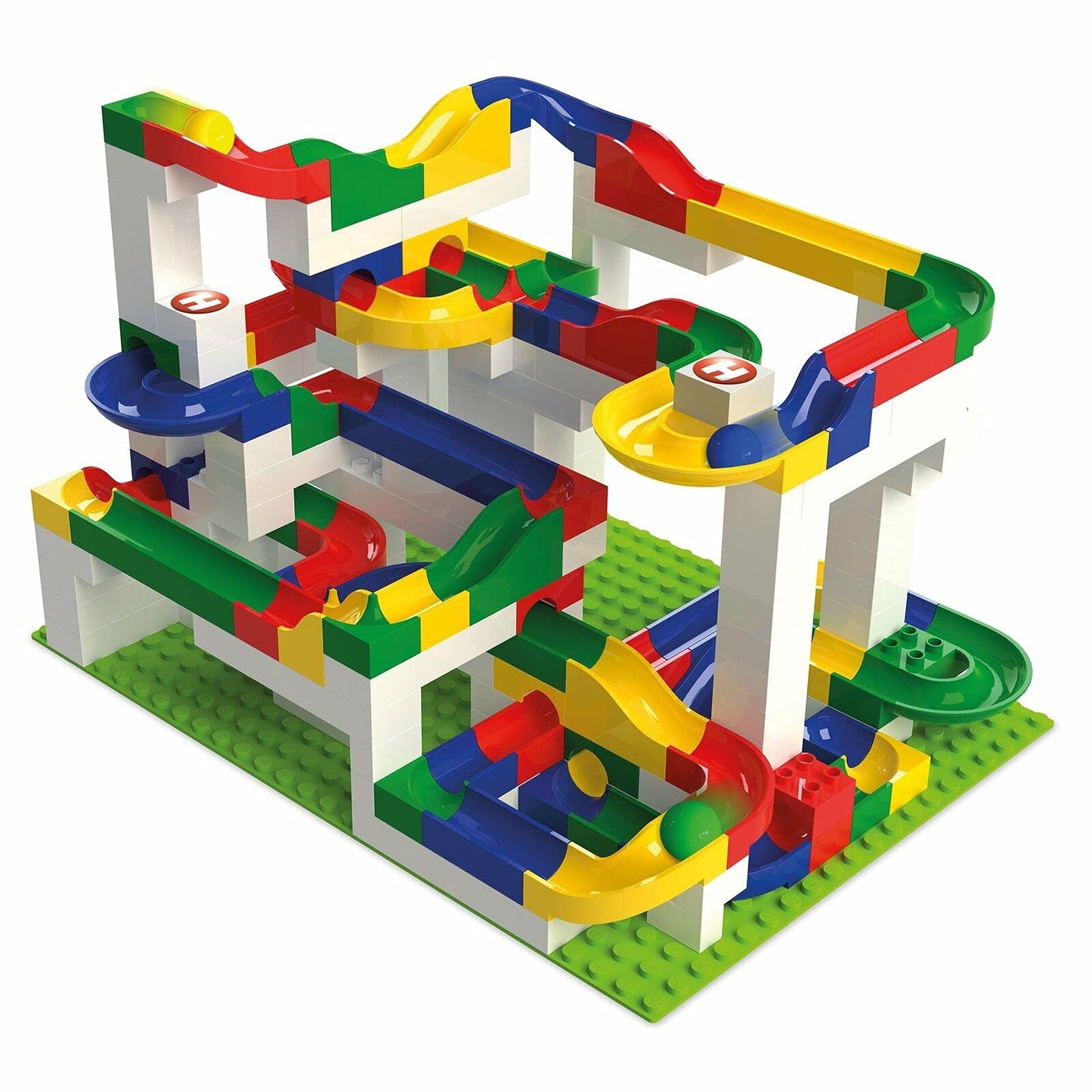 Hubelino Marble Run - 200-Piece Big Building Box - The Original! Made In Germany! - Certified And Award-Winning Marble Run